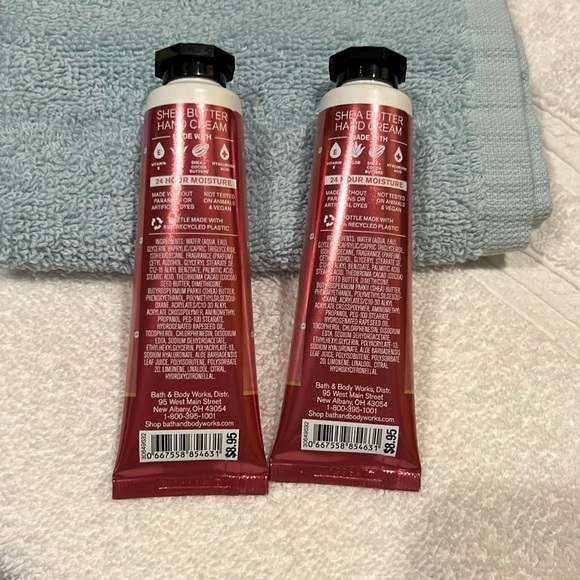 🥂Set 2, “Champagne Toast” Bath & Body Works, 1-fl oz Shea Butter Hand Cream NWT - Picture 2 of 3